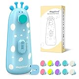 Nagelfeile Baby Elektrische,Megainvo Baby Nagelfeile Elektrisch Maniküre Set Nagelpflegeset Baby Nagelscheren Elektrisch Nageltrimmer Baby Erstausstattung Geschenk für Neugeborene Mädchen & Junge