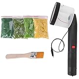 Mocoli Mini Static Grass Beflockung, Vier Farben Mini-Applikator für Beflockungsmaschine ABS Applikator mit Antirutschgriff für DIY-Sandtisch zum Modellieren von Landschaften Modellierung Handwerkzeug