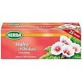 Herba Malve Hibiskus fruchtig frischer Hibiskustee 25 Beutel 37g