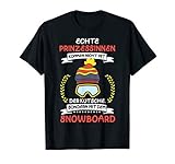 Prinzessin Kutsche Snowboarder Geschenk Lustiges Snowboard T-Shirt