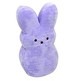 SGDLESN Osterhase Plüschhase Spielzeug,Tiere Dekoration Plüschtier,Ostern Toll Für Kinder Jungen Mädchen Kleinkind,Osterkorb Füllung Eier Füller,Kreativ Hase Plüsch Spielzeug Baby Comfort Doll Lila