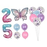 DOITOOL 2 Sätze Aluminium Folienballons für Geburtstagsfeier Teiliges für Dekoration und Festlichkeiten für Kindergeburtstage und Feiern