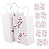 DOITOOL 12Stücke Geschenktüten Papiertragetaschen Für Partys Hochzeiten Und Geburtstagsfeiern Stilvolle Papiertüten Mit Schönem Design Und Praktischen Griffen