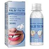 EIHI Zahn Reparatur, Zahnprothesen Kleber, Zahnkleber, Zahnersatz Selber Machen, Provisorischer Zahnersatz, Zahnfüllung Selber Machen, Zur Reparatur Abgebrochener Zähne, 30ML,1 Karton