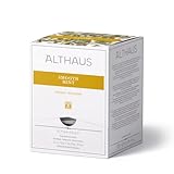 Althaus Smooth Mint Kräutertee, 15 Pyramidenbeutel, Pfefferminze-Krauseminze Mischung, 26,25g