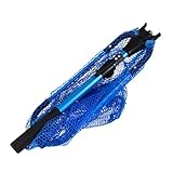 TOYZFRIENDY Teleskopisches Aluminiumlegierung Fischernetz Faltbarer Karpfenkescher Leichtes Langlebiges Kescher für Teich Aquarium und Outdoor Angeln in Blau