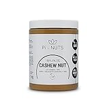 Pi-nuts Cashewmus 100% - ohne Zusatzstoffe, Konservierungsmittel - ‎Cashewnusscreme aus gerösteten und geschälten Cashewnüssen - Zum Backen, Desserts und Frühstück - 1 kg