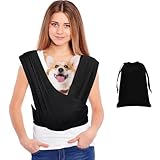 Amexo Freihändige Hundetasche, Tragetasche Hund Tragetuch Hund Haustier Hundetragetuch mit Verstellbarem Riemen bis für Hunde Katzen Aktivitäten Im Freien, Bis 9 Kg
