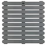 Duschmatte Indoor & Outdoor Grau 55 x 55 cm
