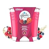 Glade Duft-Kerze im Glas, Bubbly Berry Splash, 129 g, 6er Pack (6x129g)