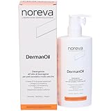 noreva DermanOil 200 ml Borretschöl Reiniger - für empfindliche, trockene und atopische Haut - tägliche Anwendung für Babys, Kinder und Erwachsene - feuchtigkeitsspendend und pflegend - dermatologisch