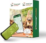 Fressnapf GPS Tracker Grün für Katzen - 2. Generation - Ohne ABO - Ortung ohne Entfernungsbegrenzung - Aktivitätserkennung & Gesundheitsfunktion - Katzenfreundliches Design
