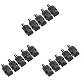 Mocturnity 15 Stück IEC C13 Netzstecker, C13 Buchse, Netzadapter, 3-Polige Steckdose, 250 V, 10 A, Wechselstromadapter