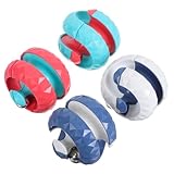 FIXOSHEE 4 Stück Rotierender Puzzle-Ball Fidget Toy Stressabbauendes Tragbares Konzentrationsspielzeug mit Rollenden Perlen für Erwachsene Büro Reisen und Entspannung