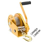 Robuste Handseilwinde mit Zwei-Wege-Ratschengetriebe für Bootsanhänger, Gewichtsbewegungen und Krananwendungen