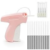 KELAV Etikettierpistole für Kleidung Set, Mit 5 Ersatznadeln & 2000 Heftfäden (1000 Schwarz, 1000 Weiß), Tagging Gun, Heftpistole, Textilpistole, Für Preisschilder, Etiketten an Textilien​