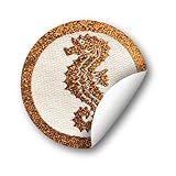 Seepferdchen® offizielles Glamour Abzeichen zum Aufkleben | Spezial-Edition Glamour Abzeichen | kinderleicht | Schwimmabzeichen
