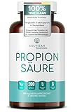 Solvisan Propionsäure Kapseln mit Natriumpropionat 500mg - 200 Kapseln - rein und vegan