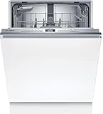 Bosch SMV4ETX08E, Serie 4, Smarter Geschirrspüler Vollintegriert 60 cm, Besteckkorb, Spülmaschine mit Programmassistent, besonders Leise, Rackmatic, Automatische Türöffnung, InfoLight, AquaStop