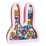 Zahnhalter für Babys, mit Etiketten, Hasenform, Aufbewahrungsbox, für Kinder, Wachstumsaufzeichnung, Andenken für Jungen, Mädchen, Freunde, Familie