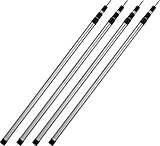 normani Aufstellstange Zeltstange Teleskop-Zeltstange 94-240 cm aus Aluminium - ideales Zelt oder Tarps Zubehör Farbe 4-Stück