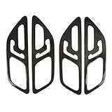 KAMCES Kompatibel mit E-Klasse W214 2024 2025, Autozubehör, Karbonfaser, innere Türgriffrahmenabdeckung, 4 Stück