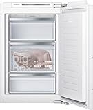 Siemens GI21VADD0 iQ500 Einbau-Gefrierschrank, 140 kWh pro Jahr, 95 L, lowFrost, Big Box, LED-Innenbeleuchtung, Flachscharnier