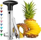 Ananasschneider und Entkerner - Verstärkter Edelstahl-Ananasschäler mit dickerer Klinge - Ananasschneider - Ananasschneider und Entkerner Werkzeug für einfaches Entfernen des Kerns von Zulay