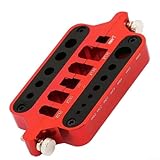 Aluminium-Lötisolierungsstation für XT60 für XT90 Bananenstecker, multifunktionale hitzebeständige Schweißplatte für RC-Werkzeuge und Vorrichtungen, 110 x 60 x 15 mm (rot)