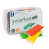 Feuchtmann JUNiORKNET Maxi | Knetset 14 x 35g weiche Kinderknete in Stangen | vegane glutenfreie Spielknete | Nicht trocknende Knete | ungiftige Modelliermasse Kinder | ab 2 Jahren