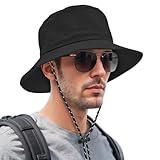 Durio Regenhut Unisex Wasserdicht Bucket Hat Sommerhut Herren Anglerhut Neutraler Sonnenhut Outdoor Hut Verstellbarer Fischerhut für Damen und Herren