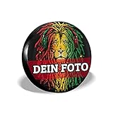 Personalisierte Foto-Reserveradabdeckung, Individuelles Reifenabdeckung mit eigenem Foto, personalisiertes Fotogeschenk für Geburtstag, 15' Die Reifencover passt für 70-75cm in Durchmesser