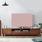 WYBZDA Elastisch Tv Abdeckung für 32-75 Zoll Universal Feuchtigkeitsgeschützt Tv Bildschirm Staubschutzhülle Wandbefestigung/Desktop Tv Hülle Zuhause Dekoration(52-60 in,Pink)