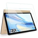 Hianjoo 2-Stück Schutzfolie Kompatibel für Blackview Tab 70 WiFi 2024 Android 13 10,1 Zoll, Displayschutz Kompatibel für Blackview Tab 8 Kids Tablet 10.1'', Anti-Kratzer, Bläschenfrei, 9H Härte