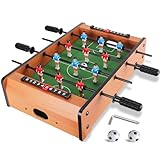 WIN.MAX Mini Tischfussball, Tragbarer Leichter Tischfußball, Kickertisch/Tischkicker für Kinder, Einfach zu Montieren und zu Lagern, 51 x 31 x 10 cm (NEU)