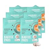 Eduscho Kaffeepads Vorratspack Maxi Packung, Klassisch, 192 Pads – 6 x 32 Pads, vollmundig & ausgewogen, für alle Pad Maschinen, industriell kompostierbar
