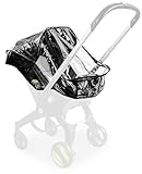 iEasey Babyschale Regenschutz kompatibel mit Doona Babyschale, Wetterschutz Buggy Regenschutz Reise Babytrage Regenverdeck Baby Autositz Zubehör mit Reißverschluss Tür Gute Luftzirkulation