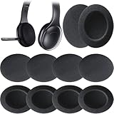 10 Stück Kopfhörer Ohrpolster aus Schaumstoff (55 mm) als Ersatz für Sony, Sennheiser, Philips, Panasonic RP-HT21 und AKG Kopfhörer - optimale Passgenauigkeit.