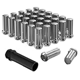 Radmuttern, 32 Stück, M14 x 1,5, 7 Spline, geschlossenes Ende, kompatibel mit Silverado Suburban Express Sierra Ram 2500 3500 F250 F350