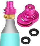LEAZZLE Geteilter CO2 Quick Adapter,Schnelladapter für CO2 Soda kompatibel mit Duo/E-Duo/Terra/Art/E-Terra/Crystal/Gaia,425g CO2 Zylinder Quick Adapter 60l Trapezgewinde TR214,Schnellverbindung