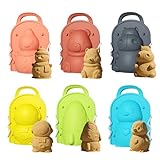 Schneeball Macher für Kinder | Set mit 6 lustigen Ausstechformen und Schneespielzeug für Kinder, für Winterspiele Aktivitäten Spaß BAU Kampf Weihnachten Familie Garten