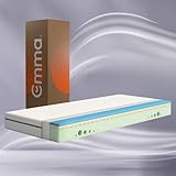 Emma One+ Matratze 80x200 H2 Mittelfest – Kühlende & atmungsaktive 3-Zonen-Schaummatratze – Ergonomisch, Klimaregulierend & Waschbarer Bezug – Für alle Schlafpositionen geeignet