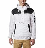 Columbia Challenger Windbreaker Leichte Windbreaker Jacke für Herren, White, Black