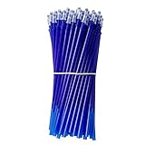 50 Stück radierbare Kugelschreiberminen, Zeichnen, Ersatzmarker, Schreibwaren, Blau, 0,5 mm