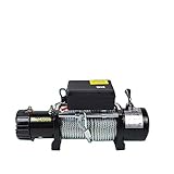 3000 £ 12V 24V Winde Auto Elektrische Winde Griff/drahtlose Draht Seil ATV Winden for Off-road Fahrzeug Selbst-rettung Elektrische Hoist Für Autos, Heimwerkerbedarf und Güterumschlag(3000Lb handle,24v