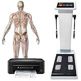 DAZULI Körperzusammensetzungsanalysator, Gewichts- und Höhenmessung, intelligenter Körperscanner, Messanalyse, Fetttestgerät, menschlicher Analysator mit Drucker