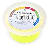 ATC Handels GmbH Therapieknete 85g, Putty für Handtraining, Therapie Knetmasse Knete, weich, gelb