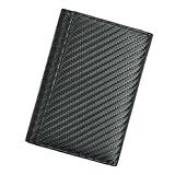 SOIMISS 1 Stück Herren Carbonfaser Geldbörse mit RFID Schutz Stilvolles Portemonnaie für Kreditkarten und Bargeld für Täglichen Gebrauch und Besondere Anlässe