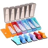 Uxsjakjsd Schleifpapier Set 120 Stück Mikrodetaillierer Kit, 3' X 1' Mini Hand-Schleifblock 400-1500 Körnung Schleifpapier mit 6 Blöcken