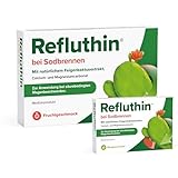 Refluthin bei Sodbrennen | 16 +16 Kautabletten in Fruchtgeschmack & Minze | Medizinprodukt | Reflux - Beschwerden & Sodbrennen | neutralisiert überschüssige Magensäure | vegan & glutenfrei